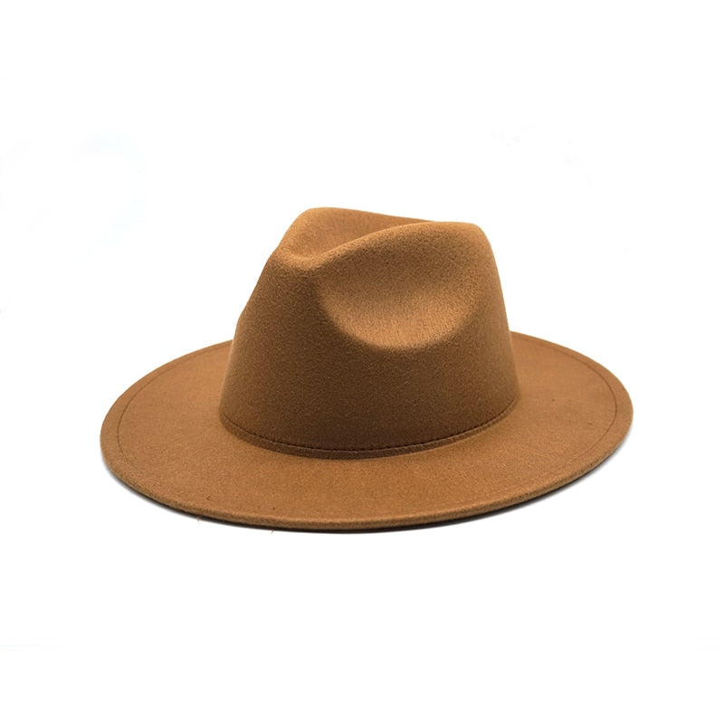 Autumn Winter Womens Felt hat vintage