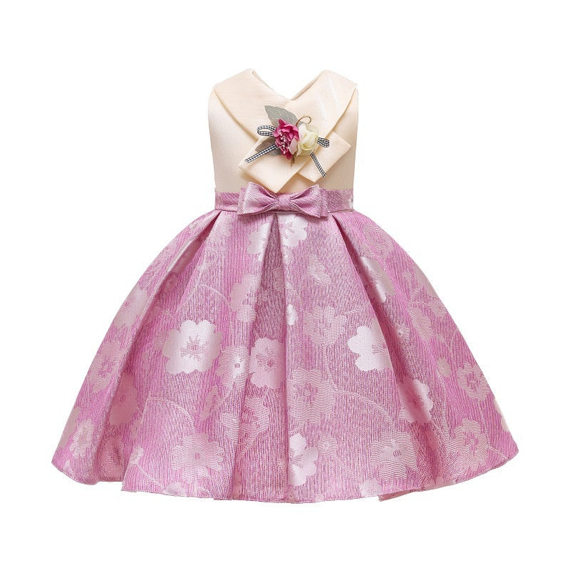 Baby Girl Dresses Fashion collar elegant princess party wedding