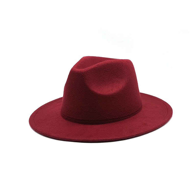 Autumn Winter Womens Felt hat vintage