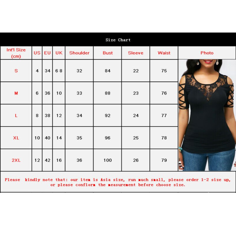 Women Lace T-shirt Solid Color Mesh Round Neck Short Sleeve Bandage Hollow Out Slim Tee Top Summer Casual Tops