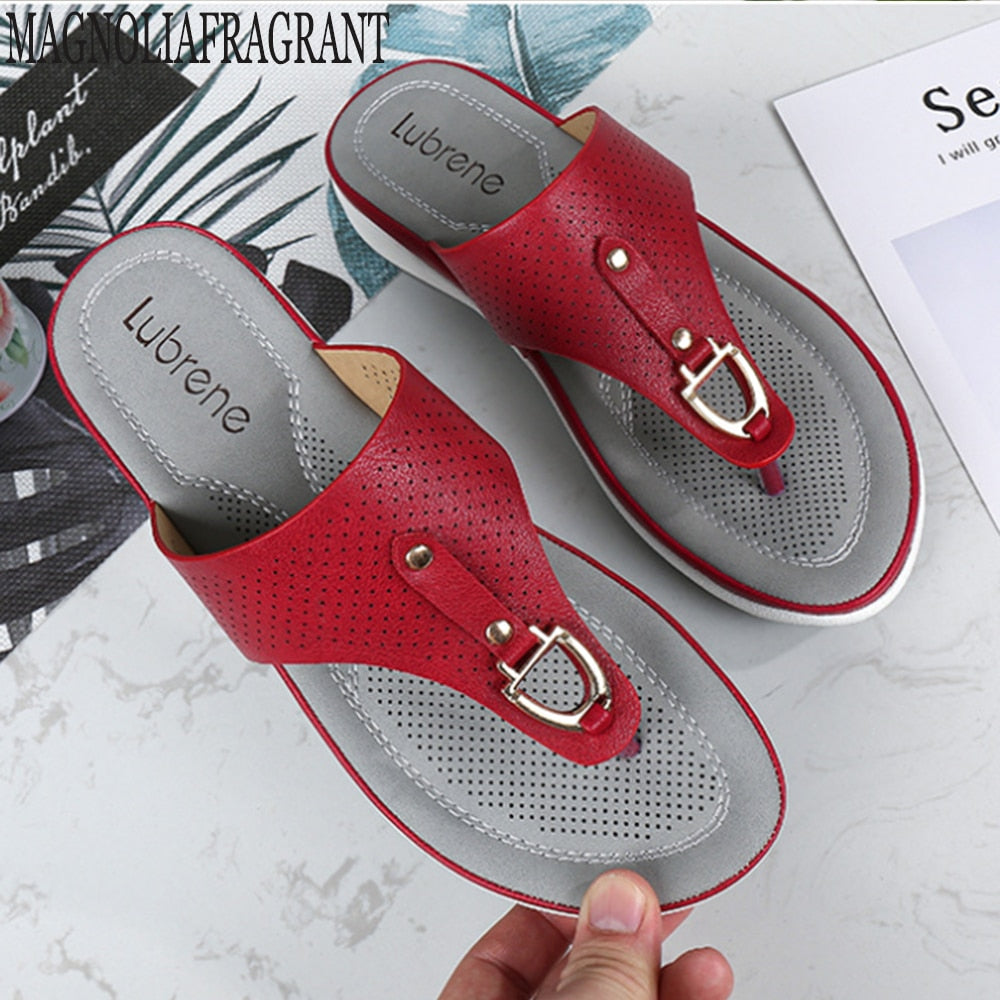 Fashion Casual Beach Women Slipper Sandals 2020 New shoes women Summer Home Flat Comfortable Flip-Flops Shoes Female hy637