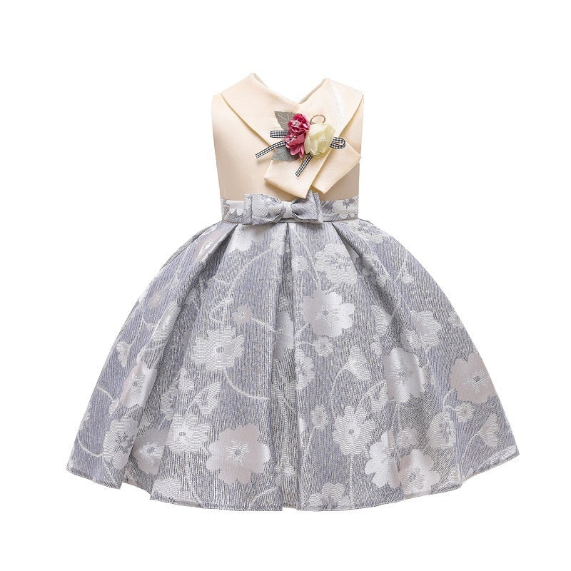 Baby Girl Dresses Fashion collar elegant princess party wedding