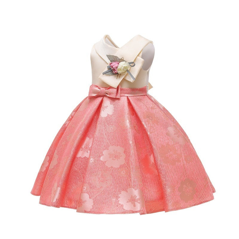Baby Girl Dresses Fashion collar elegant princess party wedding