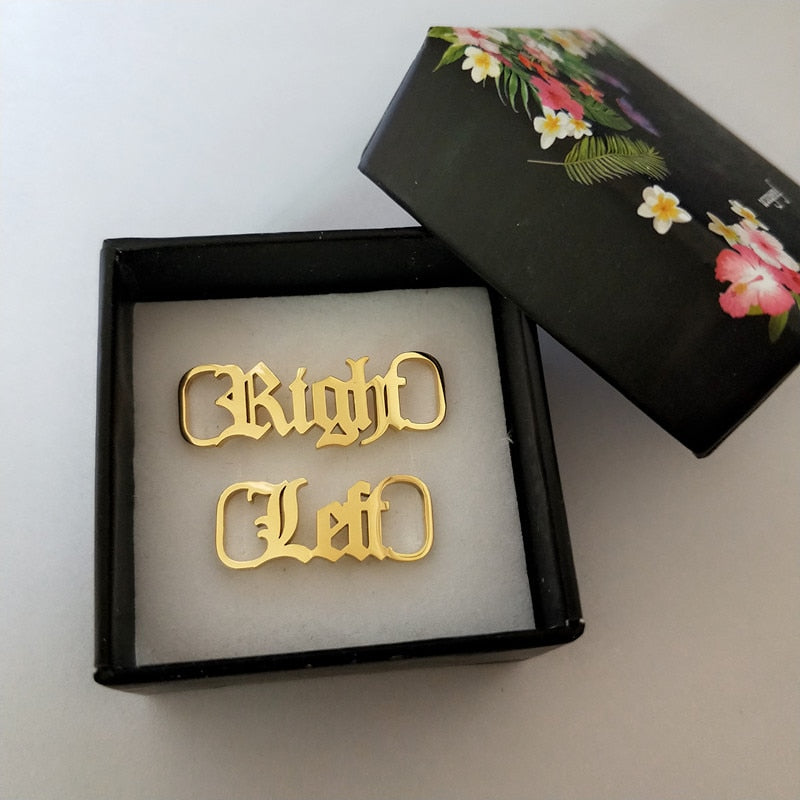 Baby Girl Shoe Tag Stainless steel Custom