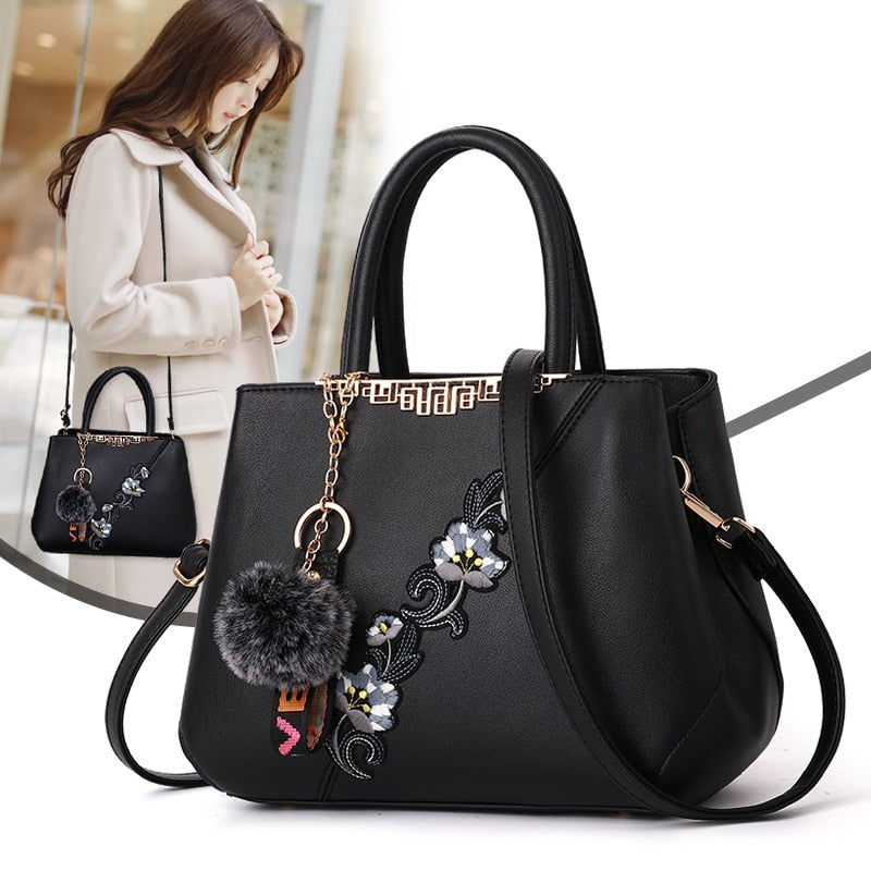 Embroidered Women Leather Handbags | Bags For Women 2023