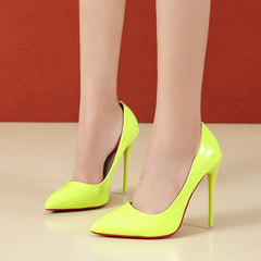 Women's stiletto shoes, sexy fashion women's stiletto shoes, sexy shoes, pointed toe, solid color plus size, new in 2022