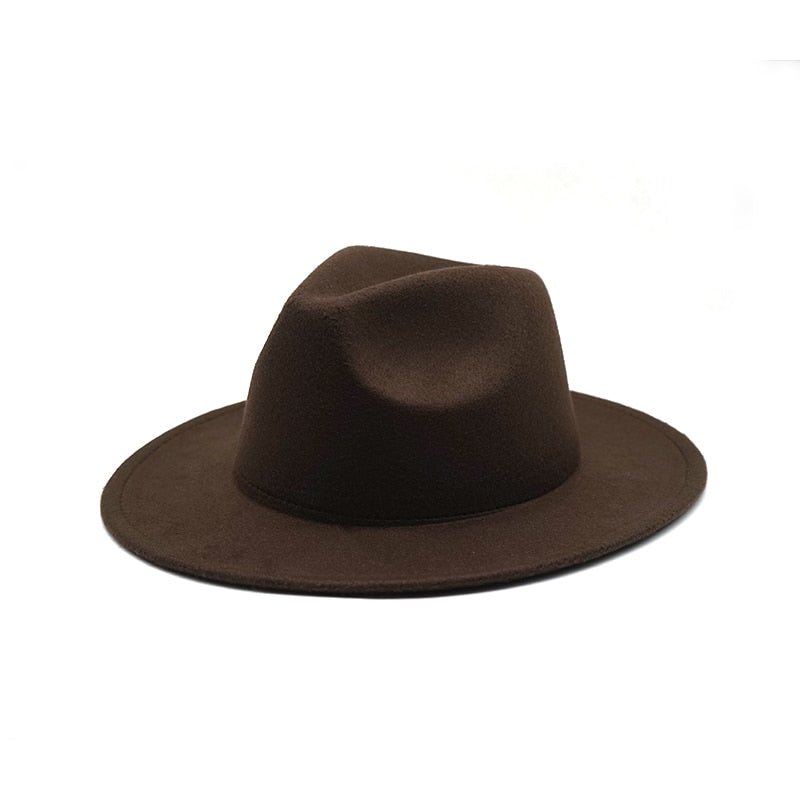 Autumn Winter Womens Felt hat vintage