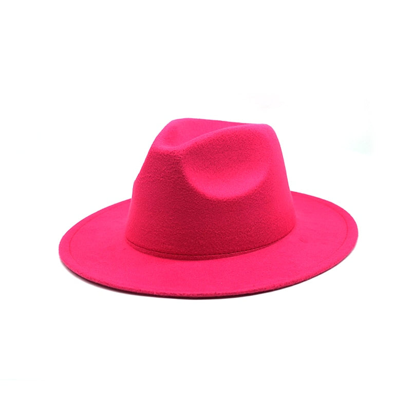 Autumn Winter Womens Felt hat vintage