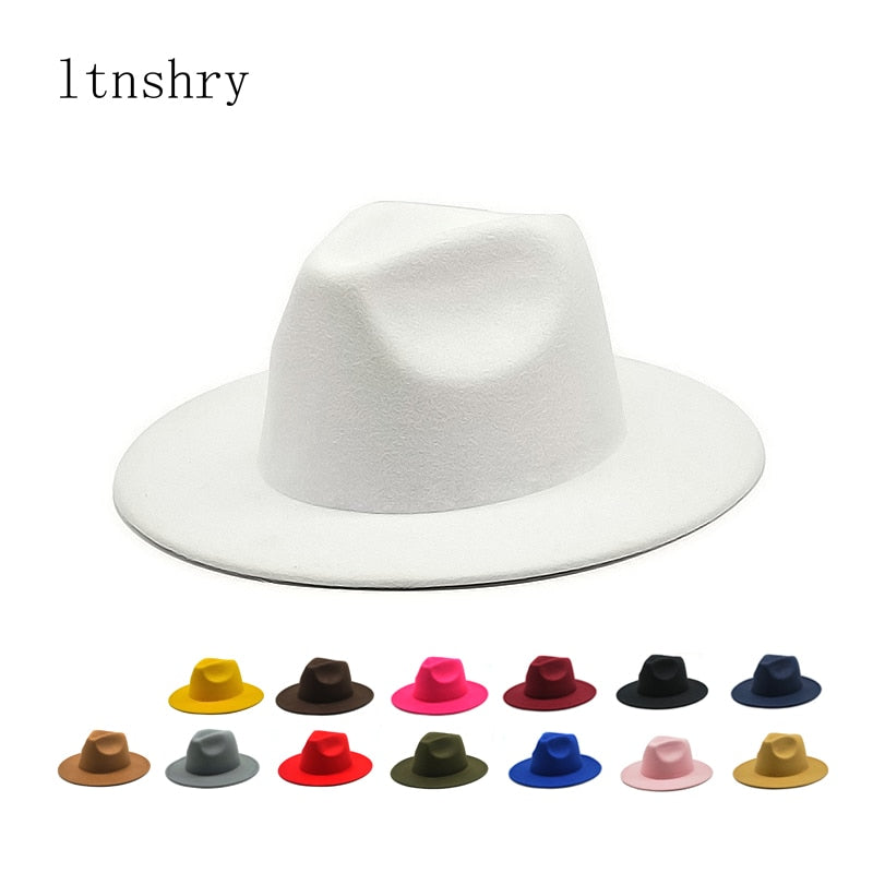 Autumn Winter Womens Felt hat vintage