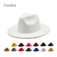 Autumn Winter Womens Felt hat vintage