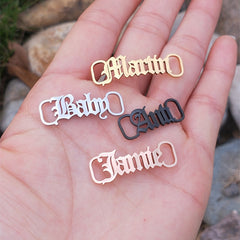 Baby Girl Shoe Tag Stainless steel Custom