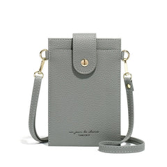 Fashion Designer Thin Messenger Bag Women Small Shoulder Bag Ladies Cell Phone Pocket Mini Crossbody Bag Female Card Purse