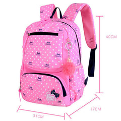 3pcs/set Printing School Bags Backpack Schoolbag fashion kid  lovely
