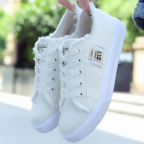 Wome Canvas shoes casual lace up