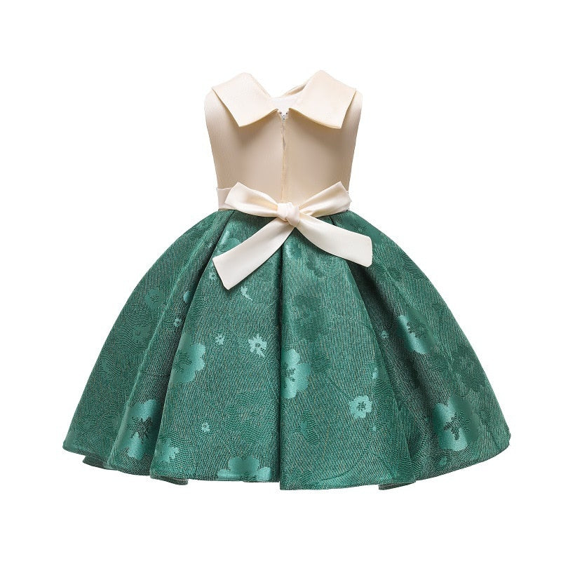 Baby Girl Dresses Fashion collar elegant princess party wedding