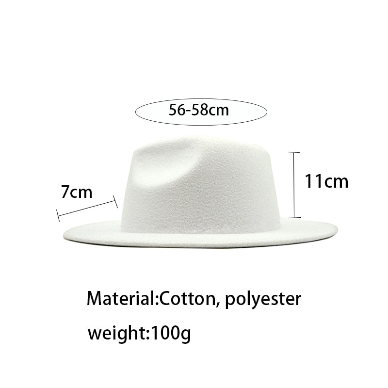 Autumn Winter Womens Felt hat vintage