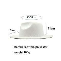 Autumn Winter Womens Felt hat vintage