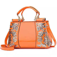 Embroidered Women's Leather Purses  | Bags For Women 2023