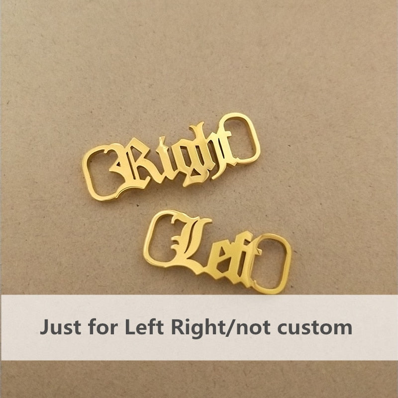 Baby Girl Shoe Tag Stainless steel Custom