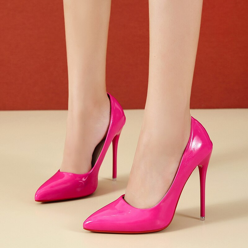 Women&#39;s stiletto shoes, sexy fashion women&#39;s stiletto shoes, sexy shoes, pointed toe, solid color plus size, new in 2022