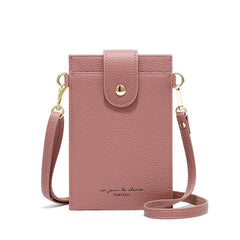 Fashion Designer Thin Messenger Bag Women Small Shoulder Bag Ladies Cell Phone Pocket Mini Crossbody Bag Female Card Purse