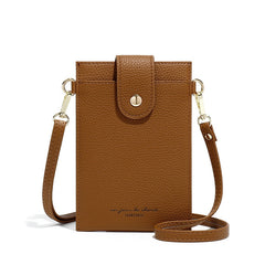 Fashion Designer Thin Messenger Bag Women Small Shoulder Bag Ladies Cell Phone Pocket Mini Crossbody Bag Female Card Purse