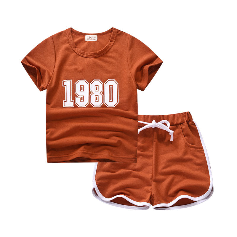 Be Top Summer Sports Korean Style Handsome Children's Clothing