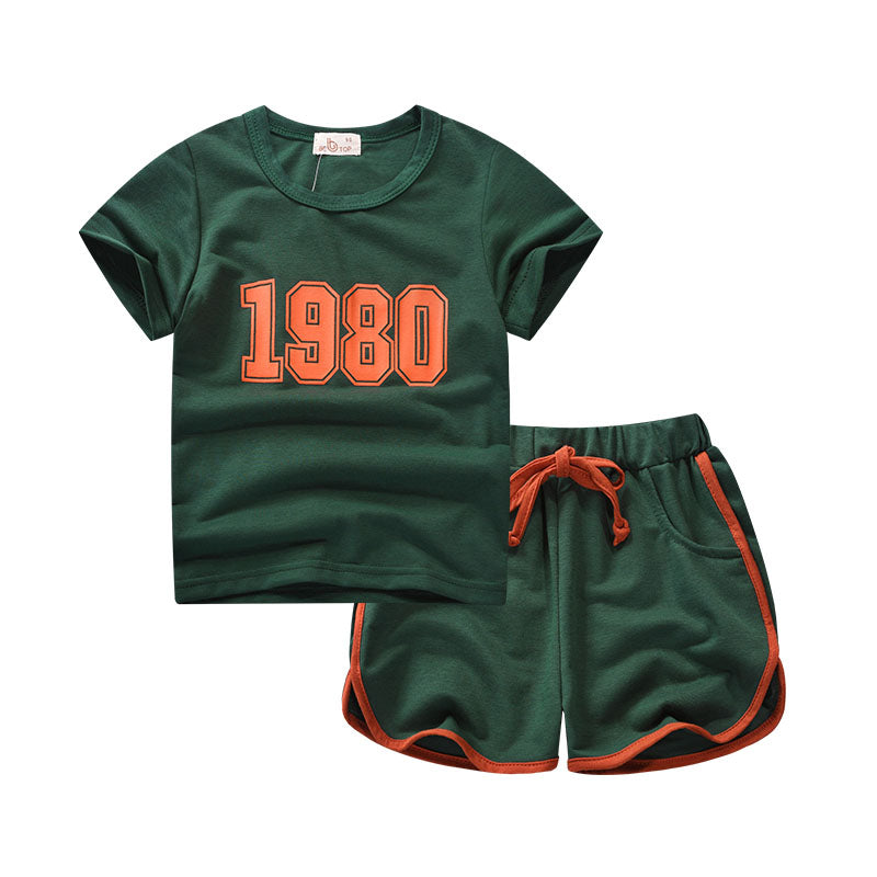 Be Top Summer Sports Korean Style Handsome Children's Clothing