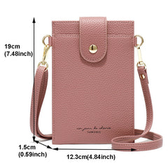 Fashion Designer Thin Messenger Bag Women Small Shoulder Bag Ladies Cell Phone Pocket Mini Crossbody Bag Female Card Purse