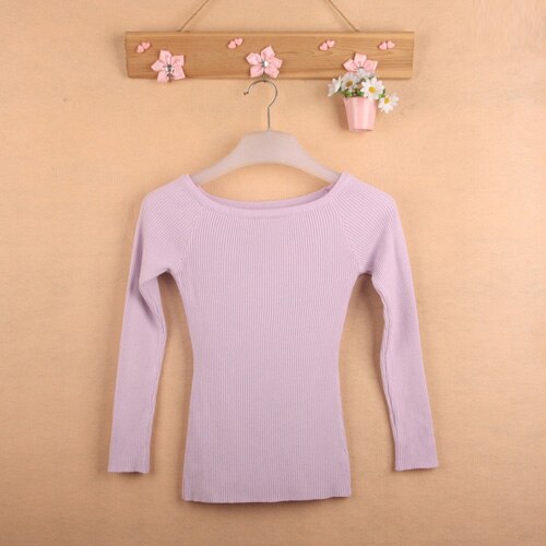 Women's Knitted Jacket Sweater Jumper Korean Style Sweaters Women Invierno 2022 Pullover Slash Neck Swetry Damskie Pull Femme