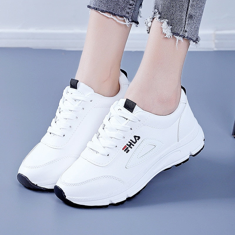 White Shoes For Women Sneakers 2023 Breathable Women&#39;s Sports Shoes Outdoor Walking Flats Woman Spring Casual Shoe Lady Sneaker