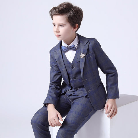 Top Quality Boys Formal Suit Ceremony Wedding Campus Student T Children