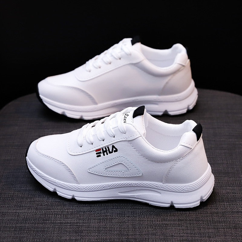 White Shoes For Women Sneakers 2023 Breathable Women&#39;s Sports Shoes Outdoor Walking Flats Woman Spring Casual Shoe Lady Sneaker
