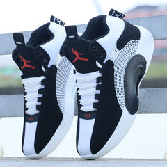 Winter Keep Warm Fur Basketball Boots Men Sneakers High Top Lace Up Ankle Sport Shoes Basket Homme Plush Casual Sneakers
