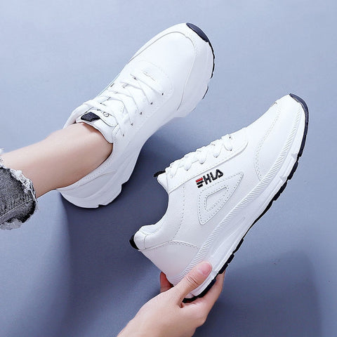 White Shoes For Women Sneakers 2023 Breathable Women's Sports Shoes Outdoor Walking Flats Woman Spring Casual Shoe Lady Sneaker